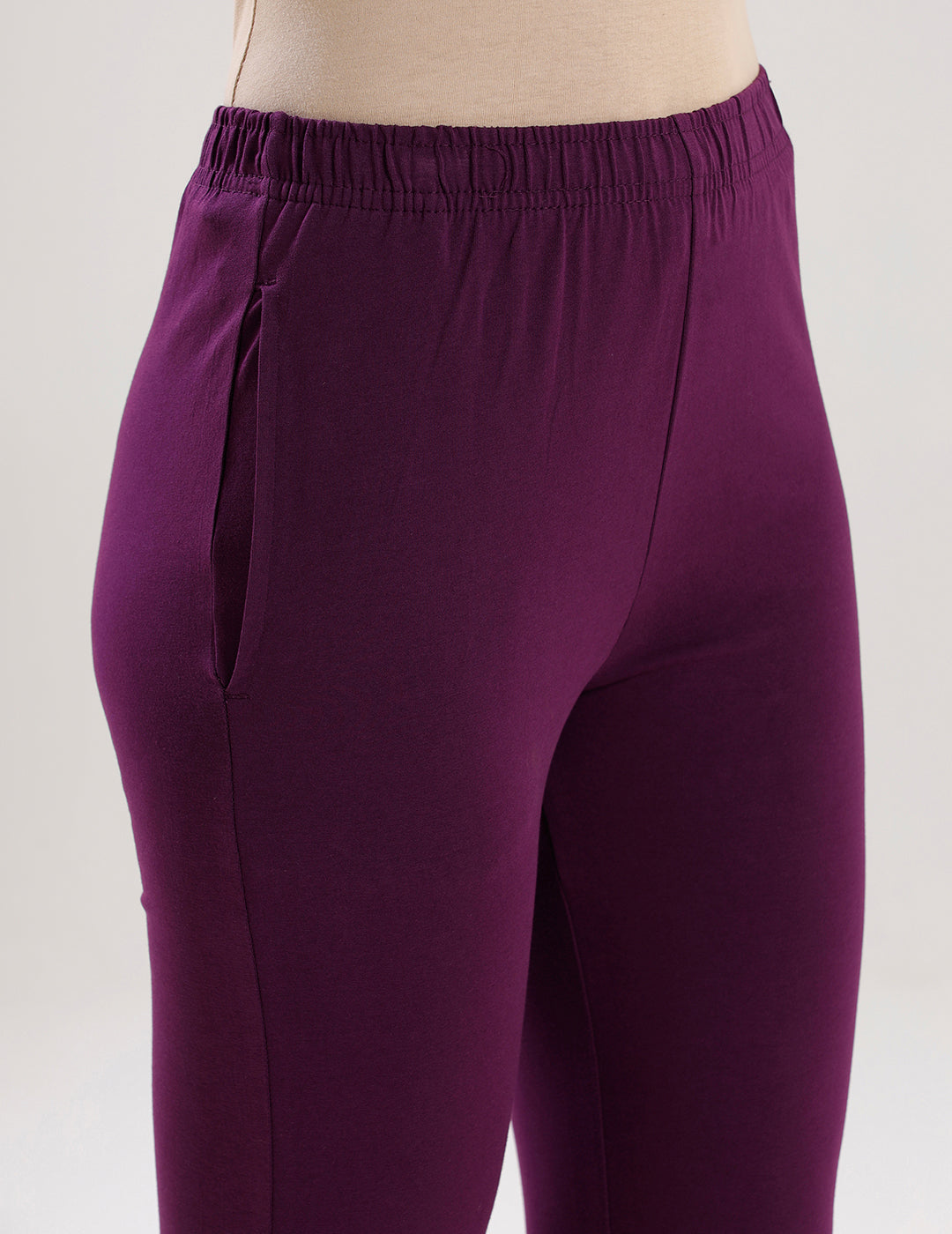 Women's Needle Pants Dark Purple