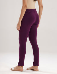 Women's Needle Pants Dark Purple