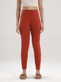 Super Stretch Kurti Pant-Burnt Orange