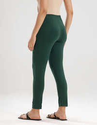 Super Stretch Kurti Pant-Dark Green