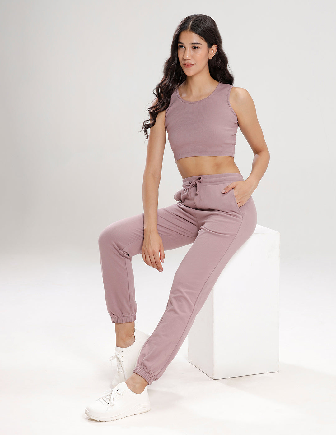 Casual Jogger-Dusty Rose