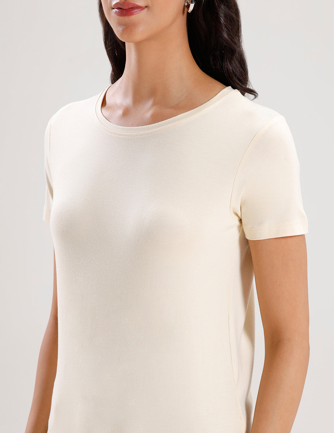 T-Shirt Regular Sleeve-Ecru