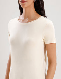T-Shirt Regular Sleeve-Ecru