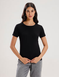 T-Shirt Regular Sleeve-Black