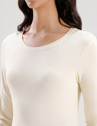 T-Shirt Long Sleeve-Ecru