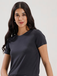 T-Shirt Regular Sleeve-Dark Grey - De Moza