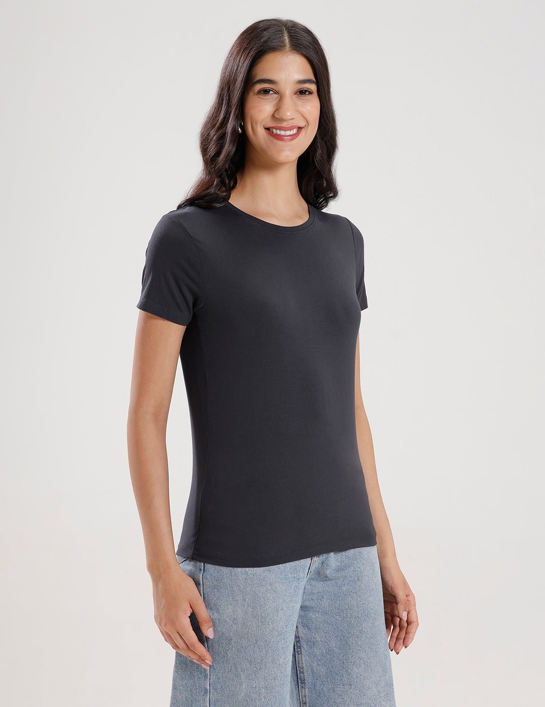 T-Shirt Regular Sleeve-Dark Grey