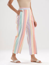 Casual Palazzo- Multi - De Moza