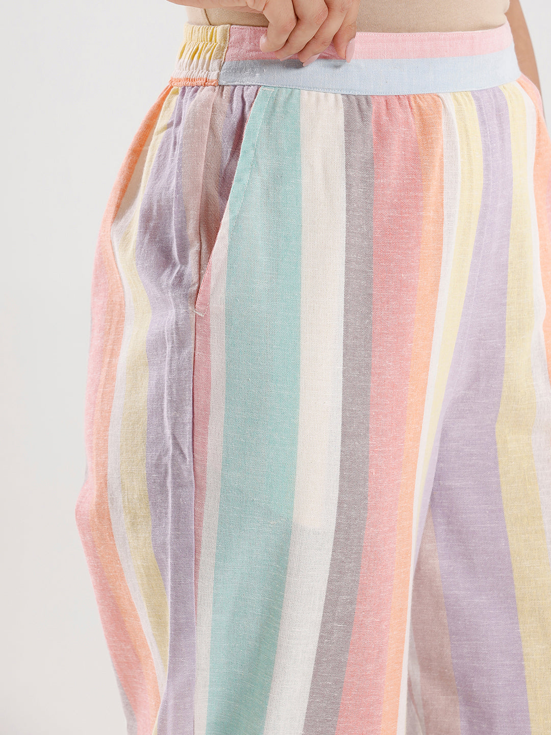 Casual Palazzo- Multi - De Moza