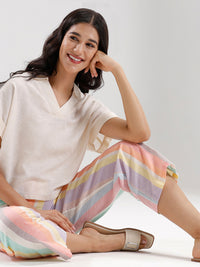 Casual Palazzo- Multi - De Moza