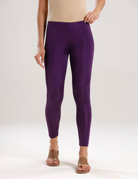 Shimmer Leggings-Plum