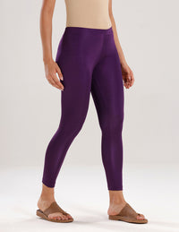 Shimmer Leggings-Plum