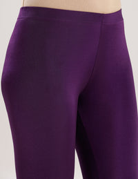 Shimmer Leggings-Plum