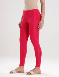 Shimmer Leggings-Cherry