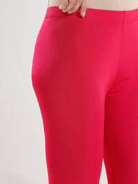 Shimmer Leggings-Cherry - De Moza
