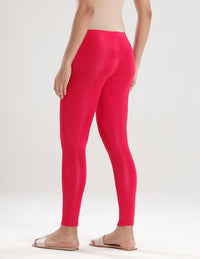Shimmer Leggings-Cherry