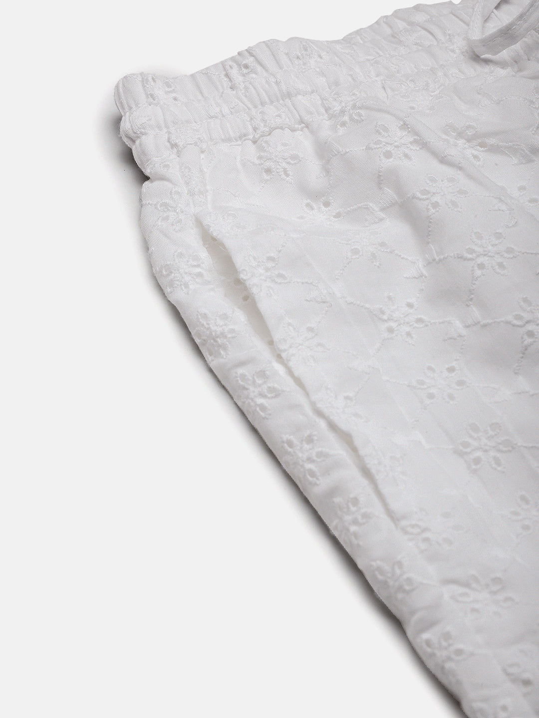 De Moza Women Casual Palazzo White