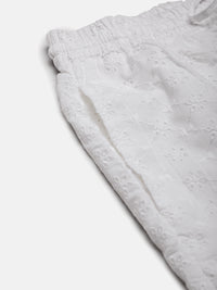 De Moza Women Casual Palazzo White