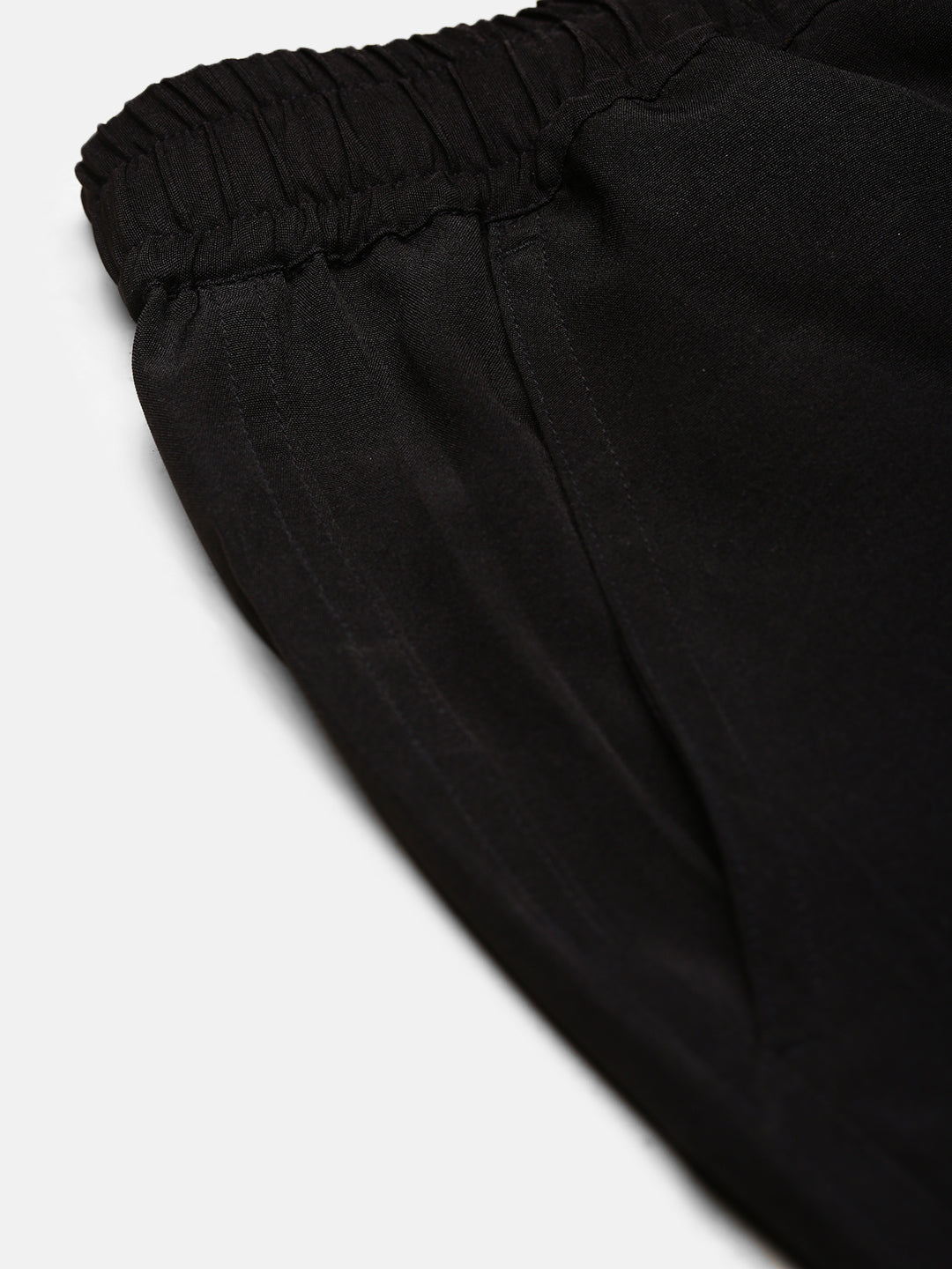 De Moza Women Casual Pants Black
