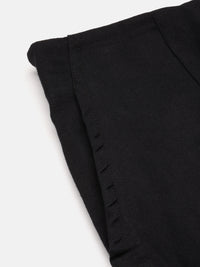 Cigarette Pant-Black - De Moza