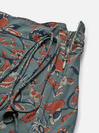 Skirt Woven AOP-Green - De Moza