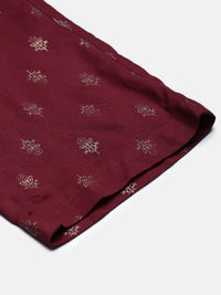 De Moza Women Festive Pants Maroon - De Moza