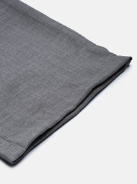 De Moza Women Casual Palazzo Steel Grey