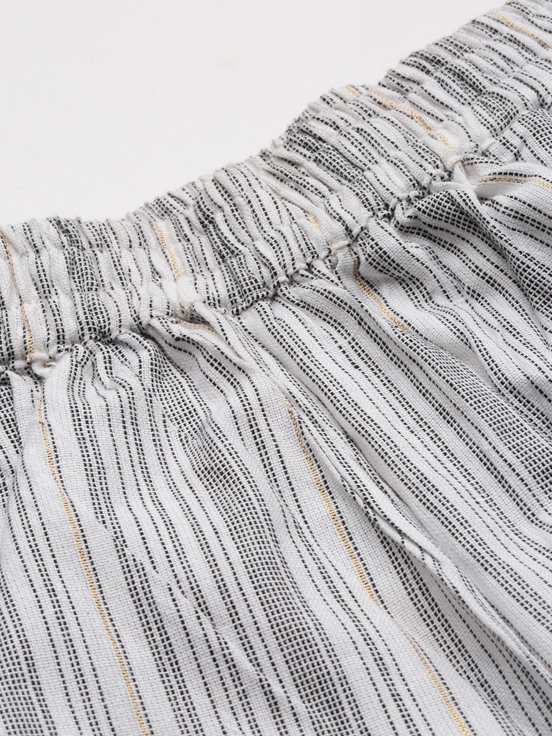 Crop Palazzo AOP-Offwhite - De Moza