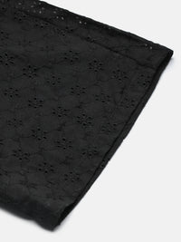 De Moza Women Casual Top Black