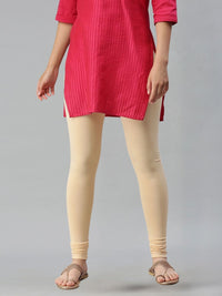 Churidar Leggings-Ivory - De Moza
