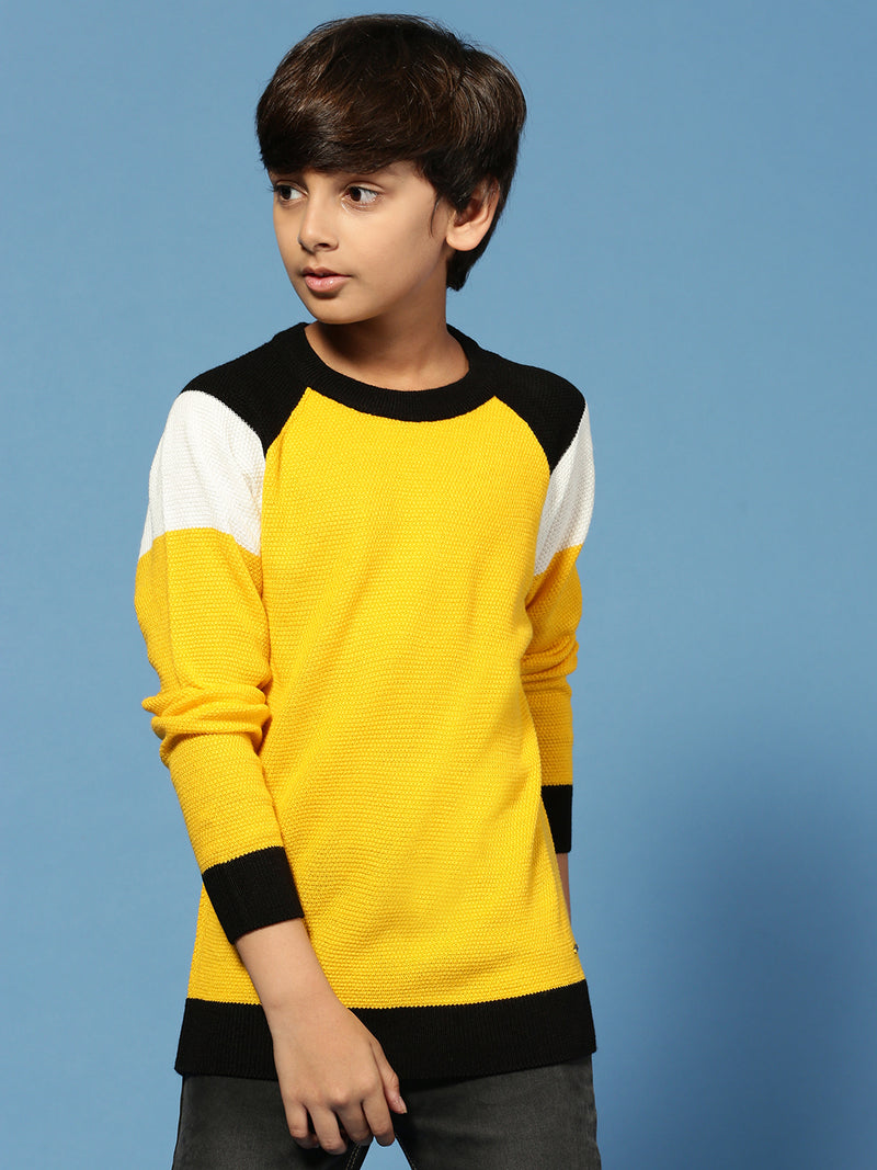 PIPIN Boys Sweatshirt Bright Yellow
