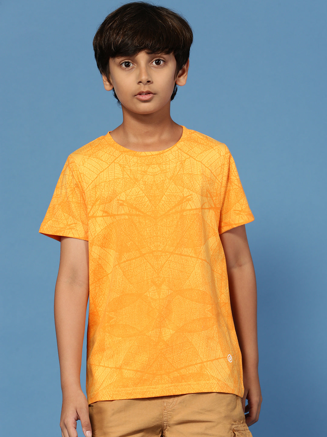 PIPIN Boys Printed T-Shirt Yellow