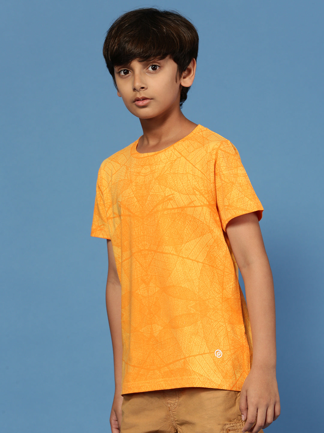 PIPIN Boys Printed T-Shirt Yellow