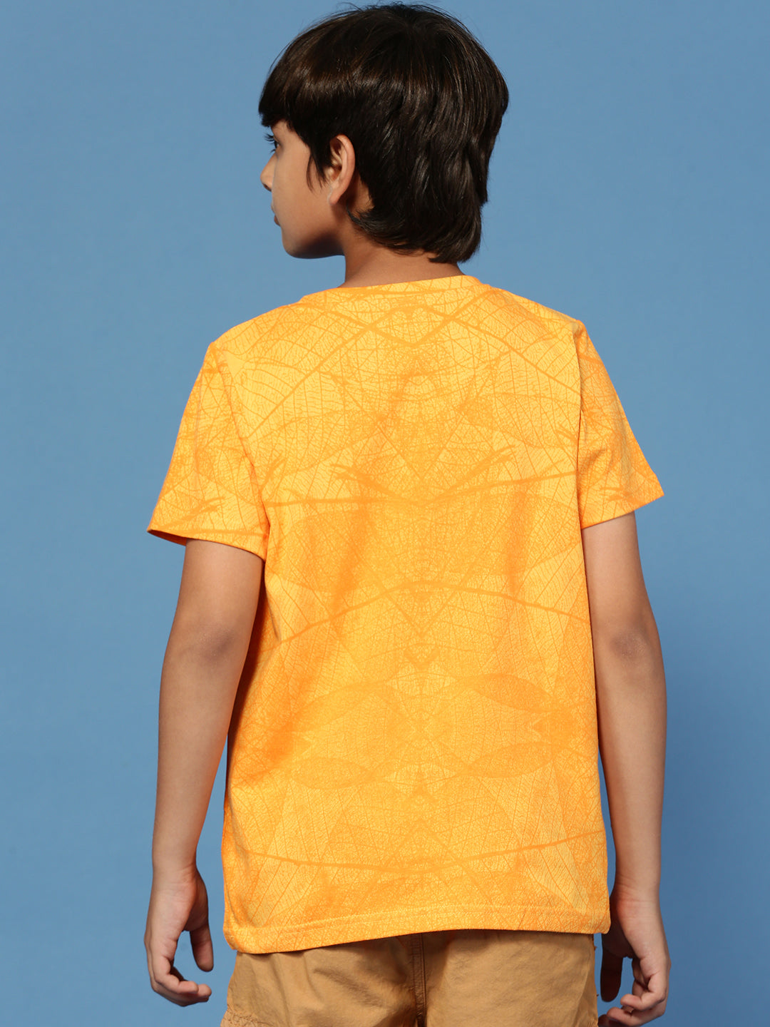 PIPIN Boys Printed T-Shirt Yellow