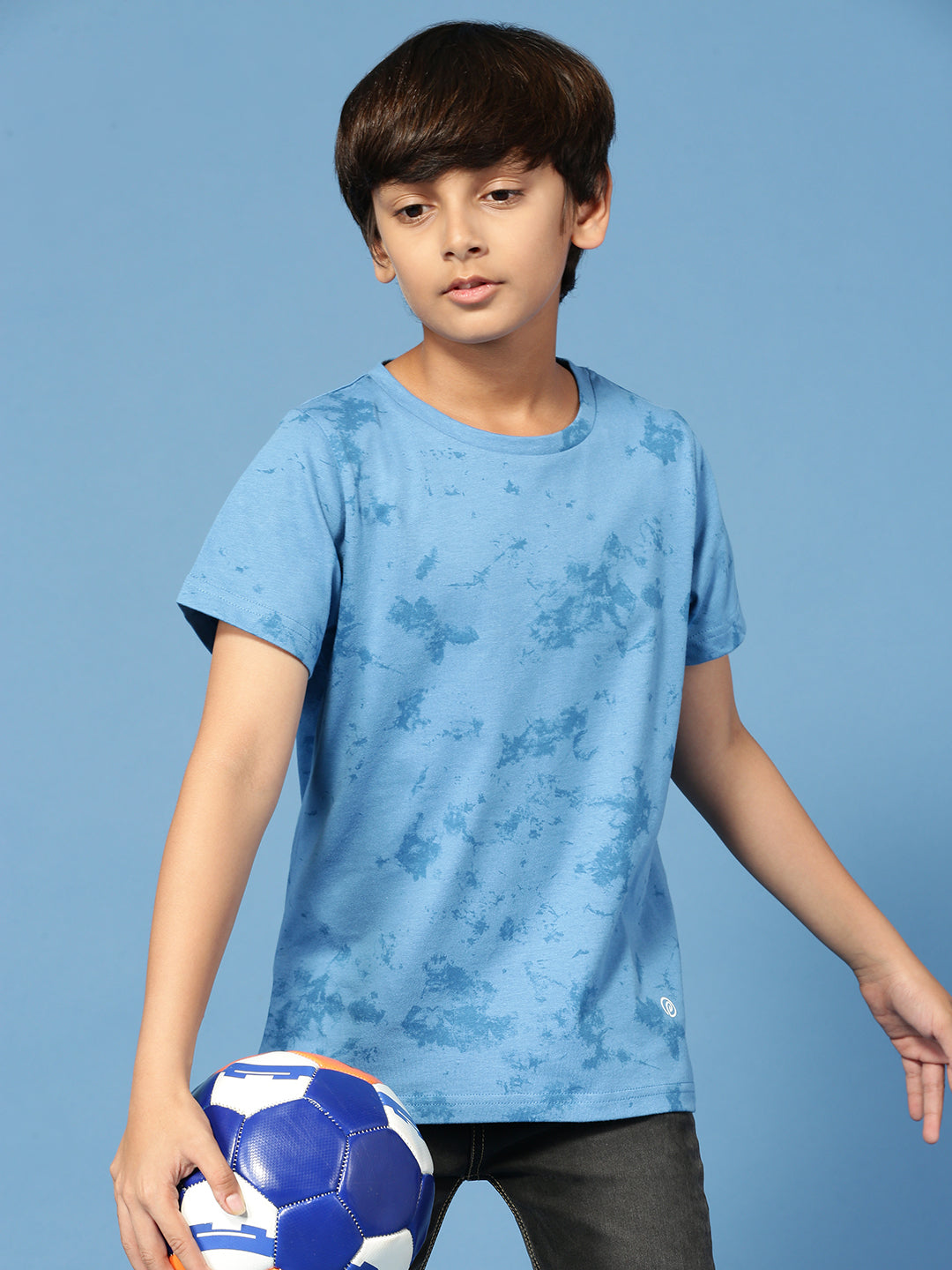 PIPIN Boys Printed T-Shirt Blue