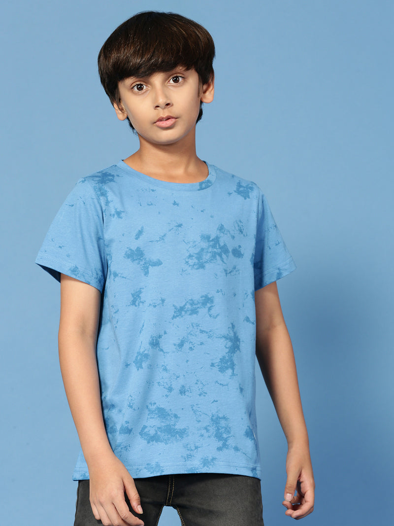 PIPIN Boys Printed T-Shirt Blue