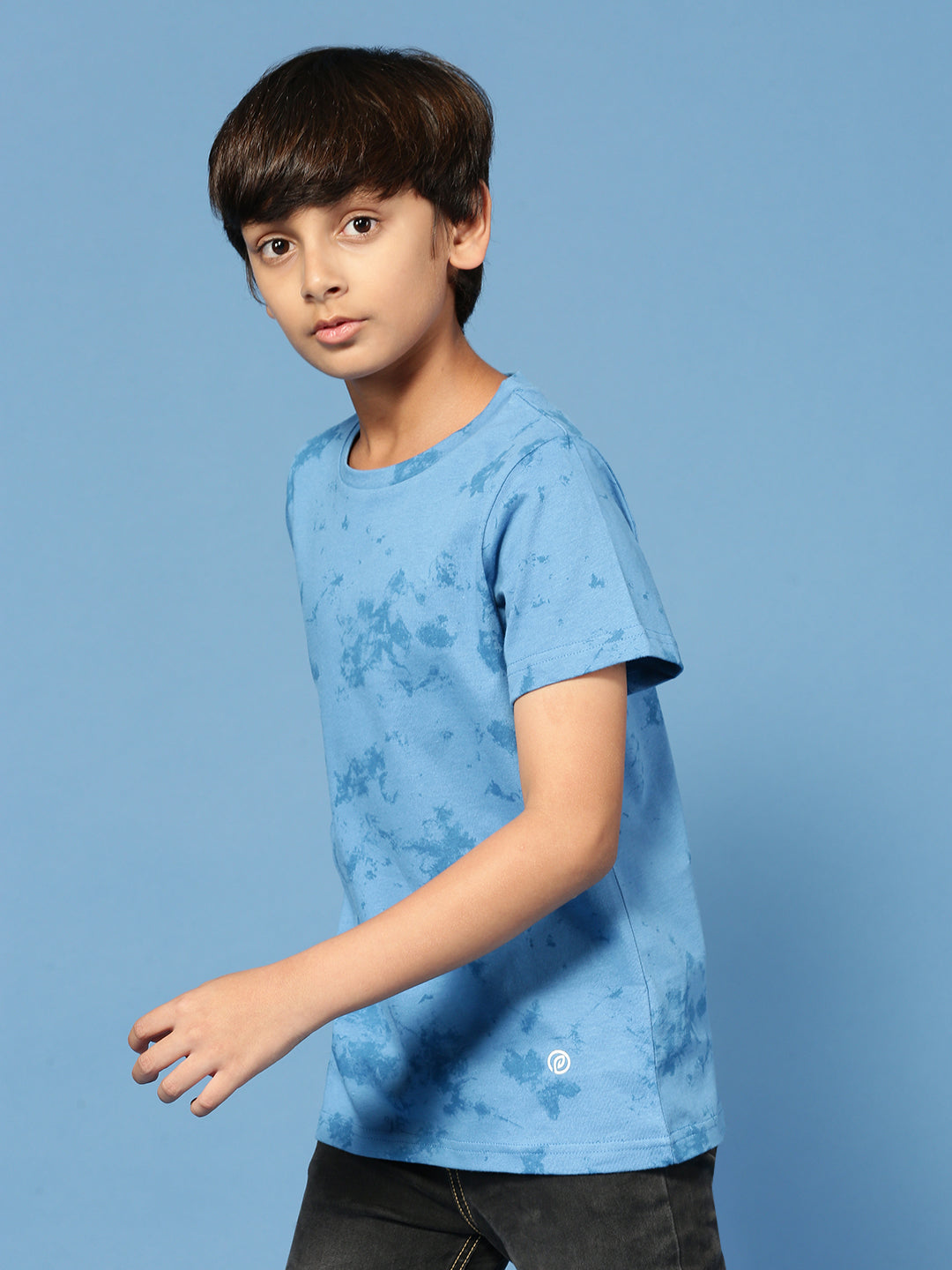 PIPIN Boys Printed T-Shirt Blue