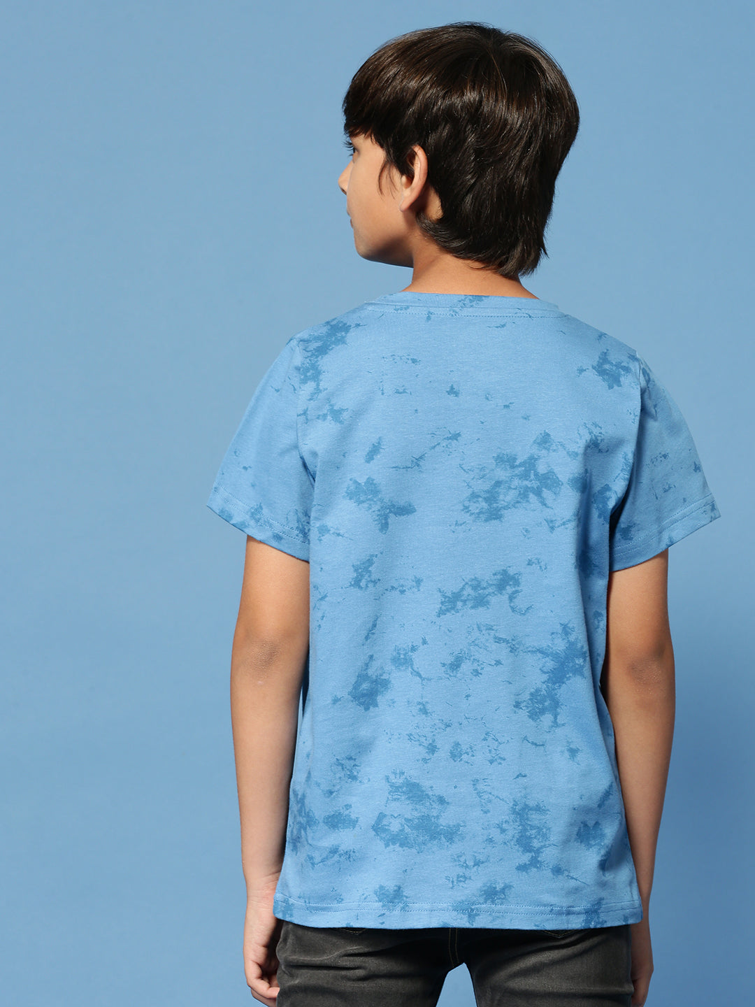 PIPIN Boys Printed T-Shirt Blue