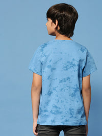 PIPIN Boys Printed T-Shirt Blue