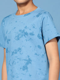 PIPIN Boys Printed T-Shirt Blue