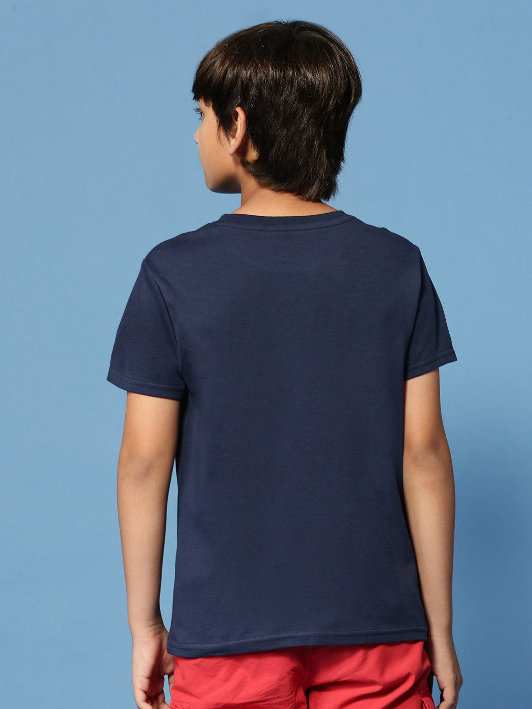 PIPIN Boys Printed T-Shirt Navy