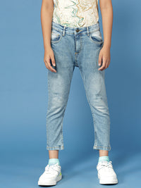 PIPIN Boys Denim Jeans Mid Blue