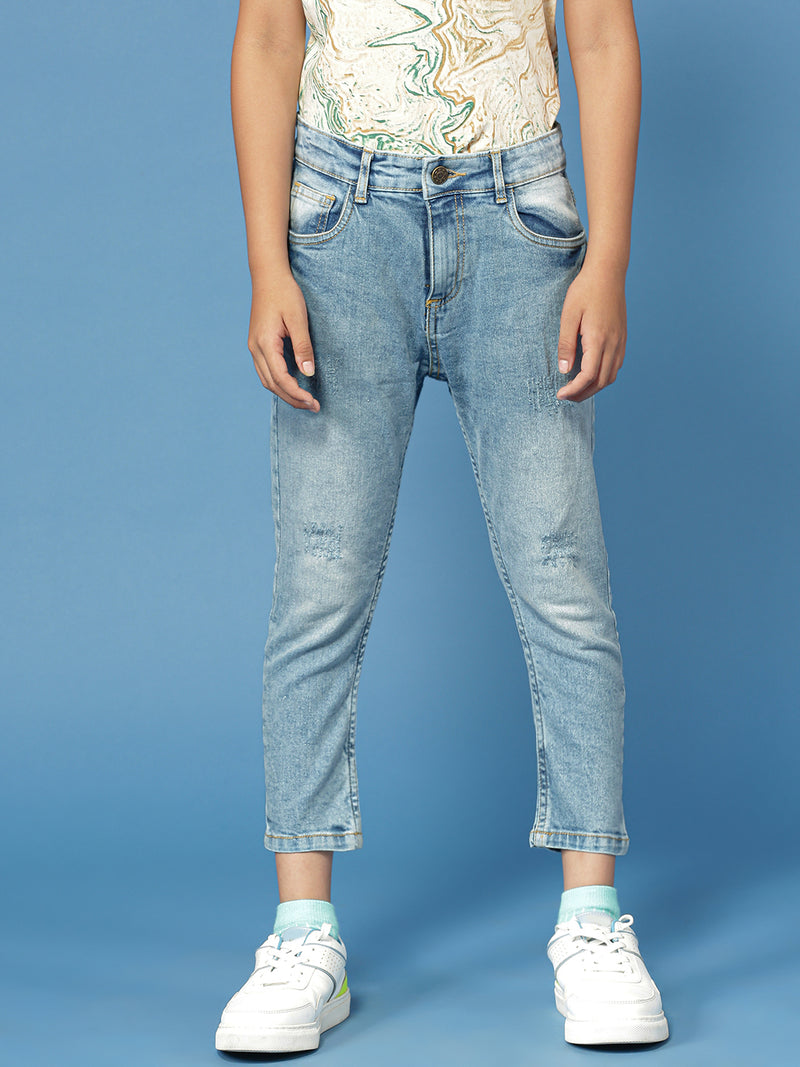 PIPIN Boys Denim Jeans Mid Blue