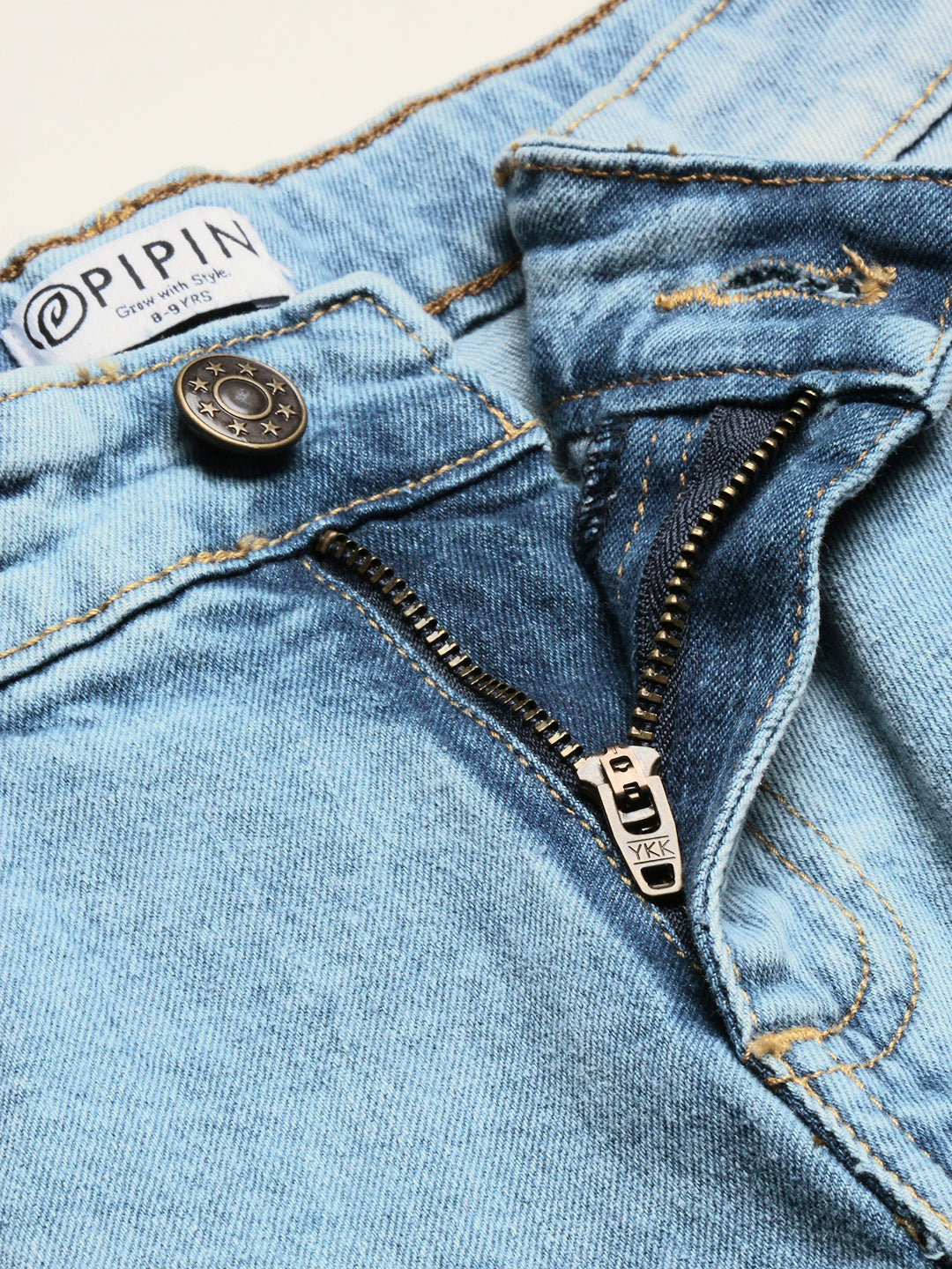 PIPIN Boys Denim Jeans Mid Blue