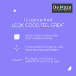 De Moza - Women's Skin Color Leggings Premium Ankle Length - De Moza