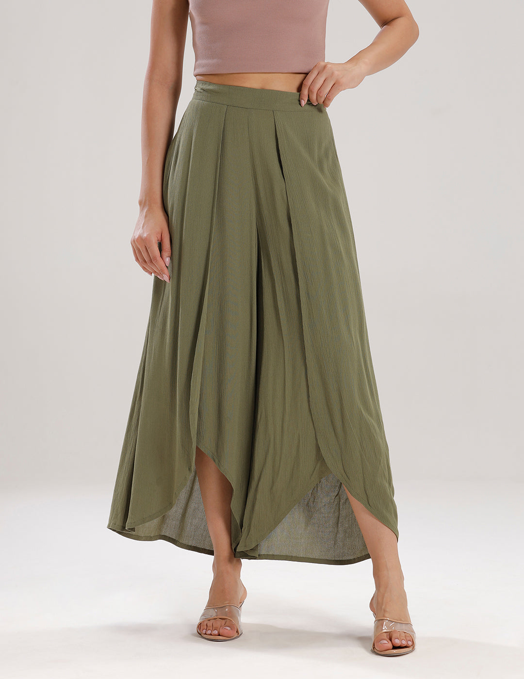 Tulip Pant-Olive - De Moza