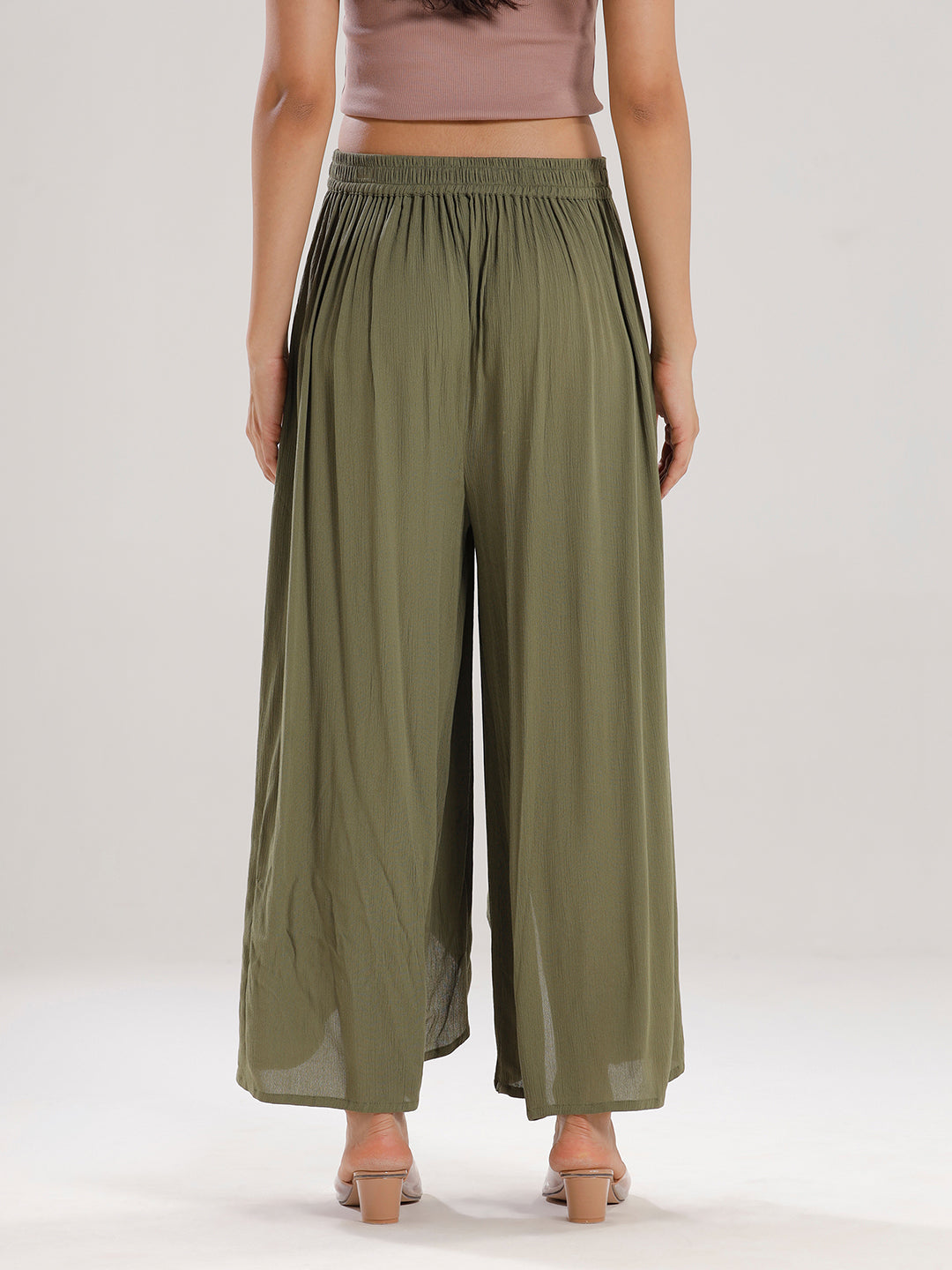 Tulip Pant-Olive - De Moza