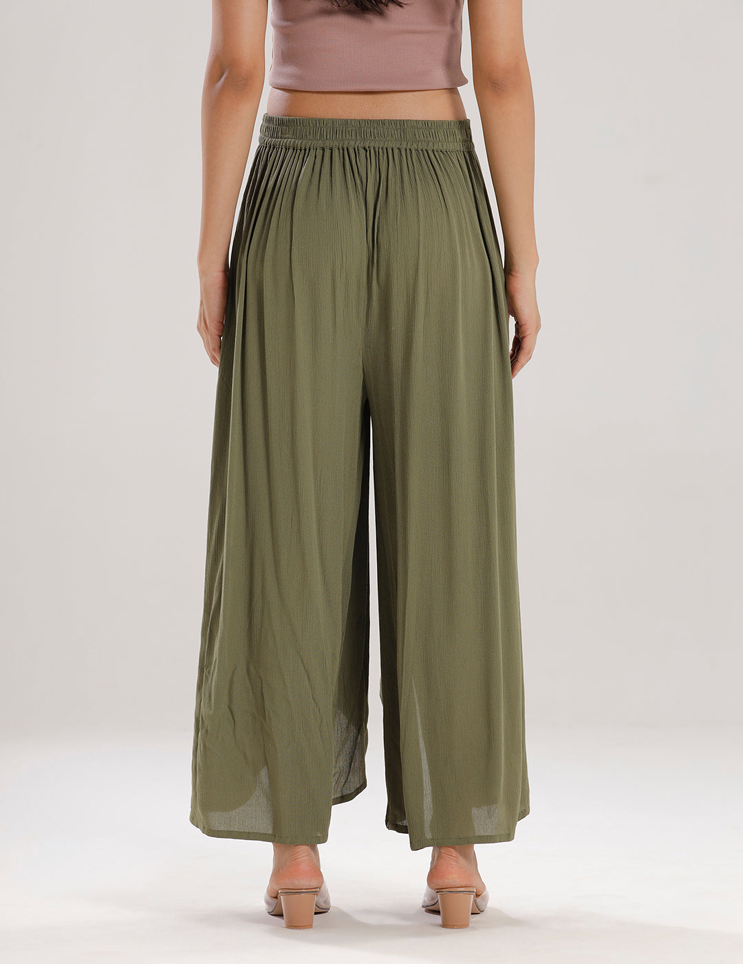 Tulip Pant-Olive - De Moza