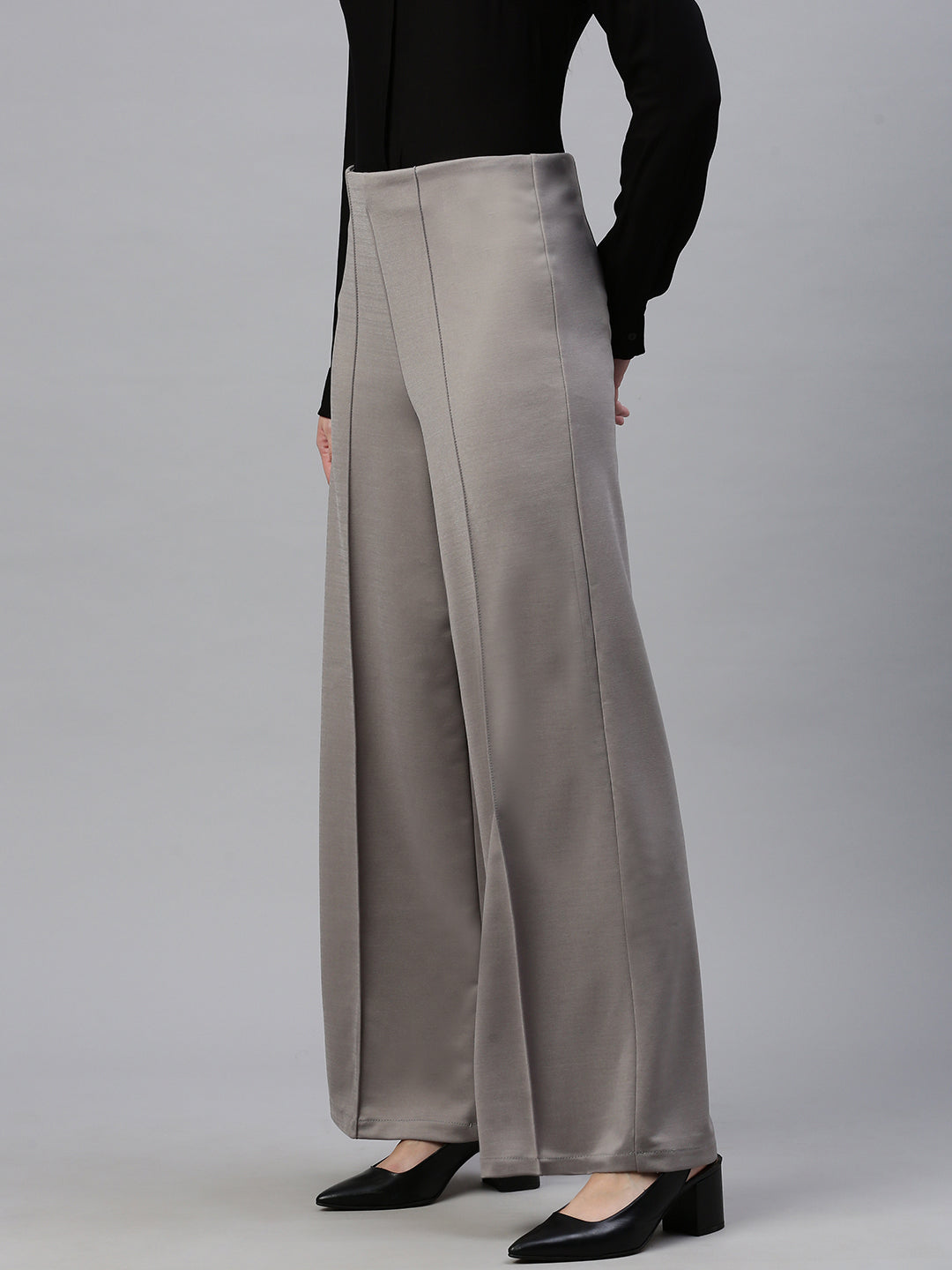 De Moza Women Formal Pant Light Oak