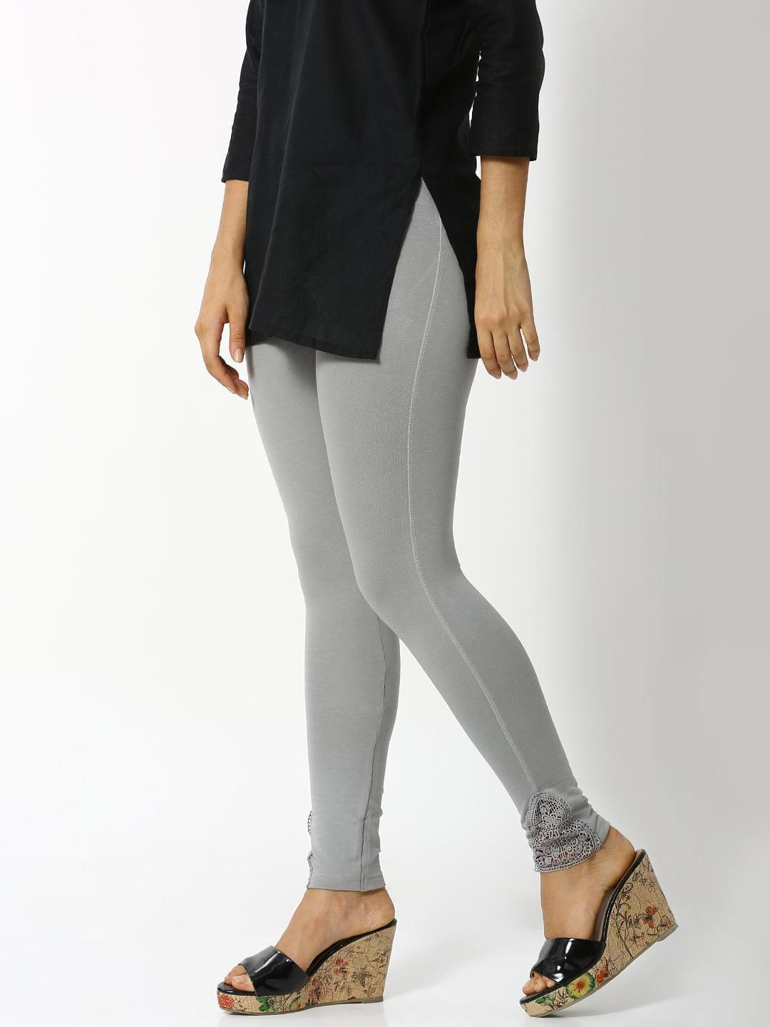 De Moza - Ladies Lace Leggings Grey - De Moza